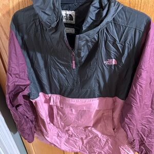 The North Face Two-Tone Pink and Gray Pullover